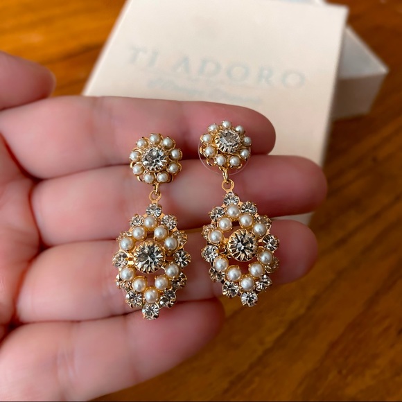 Ti Adoro Courtship Drop Earrings - Anthropologie/BHLDN - Picture 1 of 3